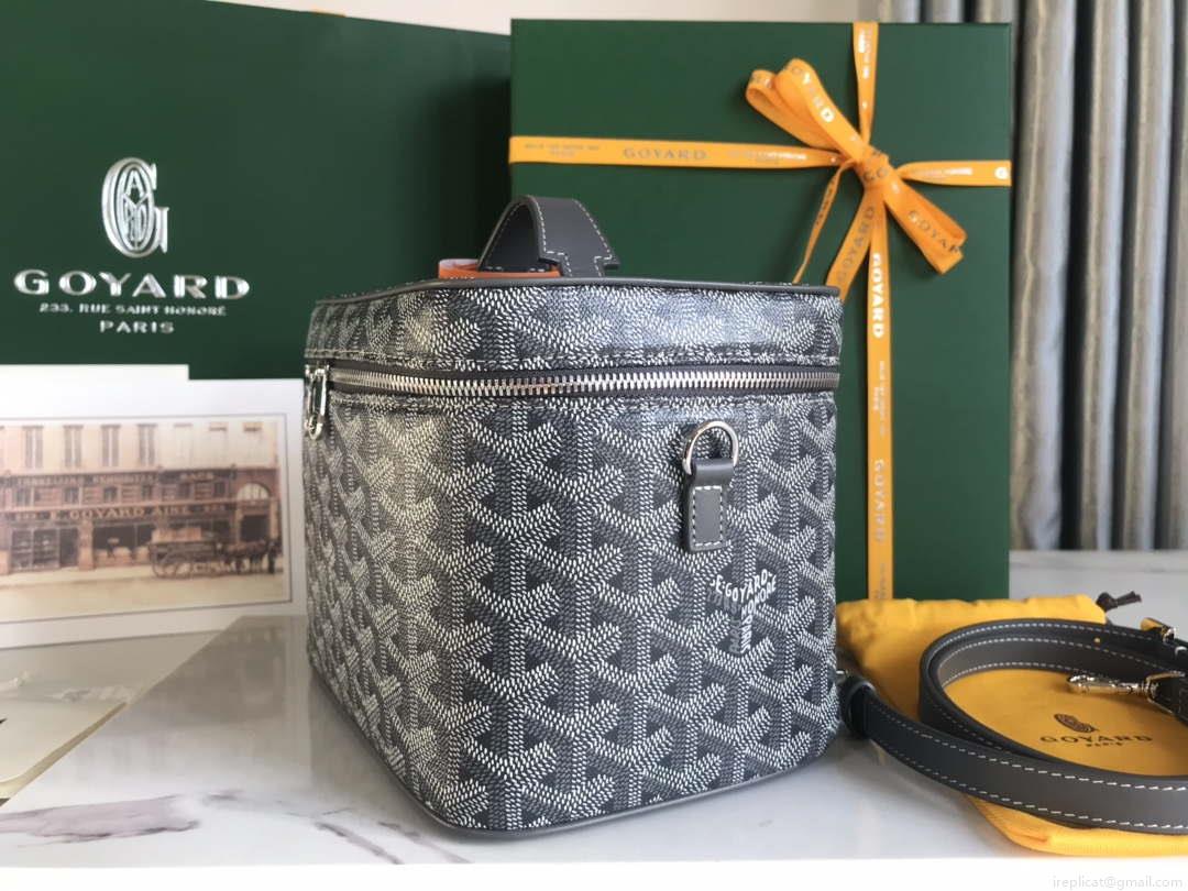 Goyard MUSEVAPMLTY01CL03P Muse Vanity Case PM Bag Gray