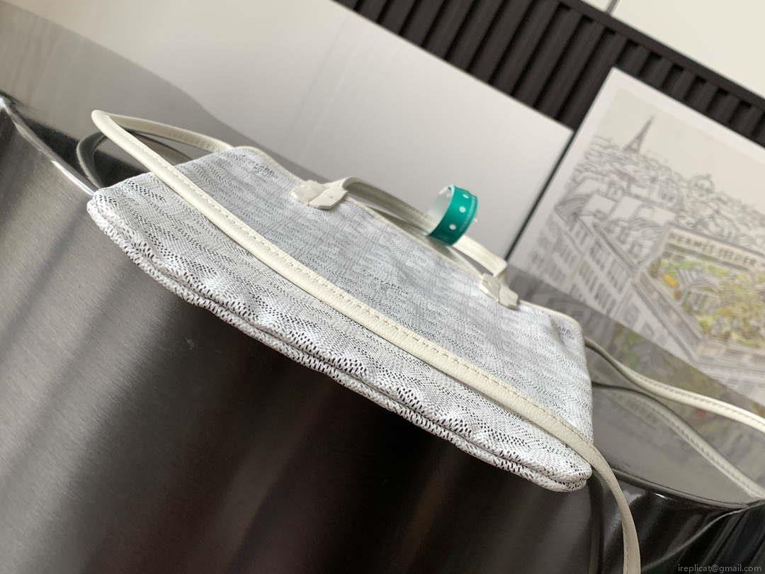 Goyard POICLAPMLTY11CL61P Poitiers Claire Voie Bag White