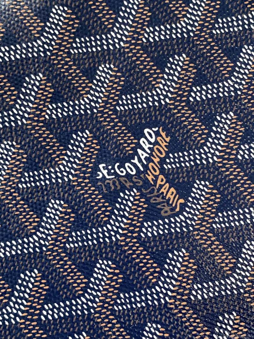 Goyard POICLAPMLTY11CL61P Poitiers Claire Voie Bag Navy Blue