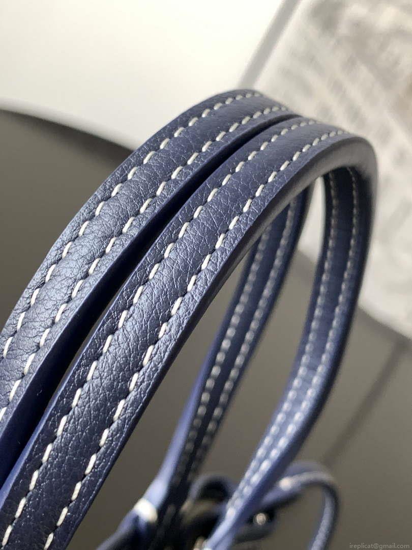 Goyard POICLAPMLTY11CL61P Poitiers Claire Voie Bag Navy Blue