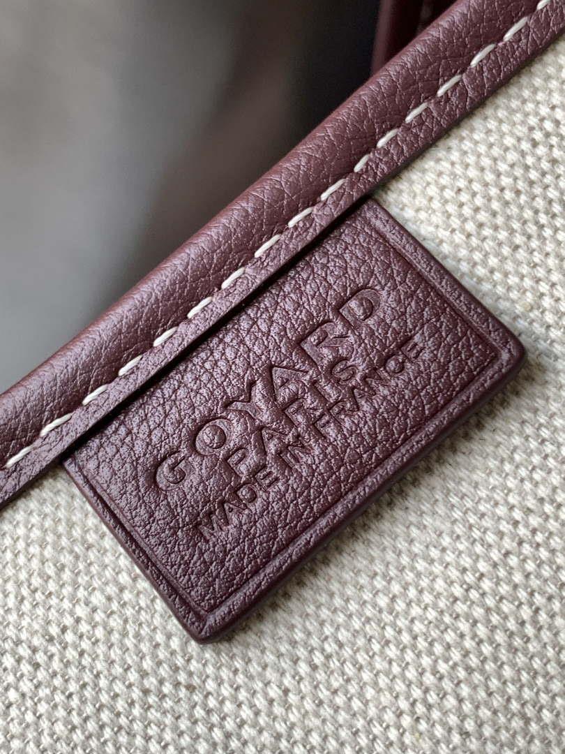 Goyard POICLAPMLTY11CL61P Poitiers Claire Voie Bag Wine Red