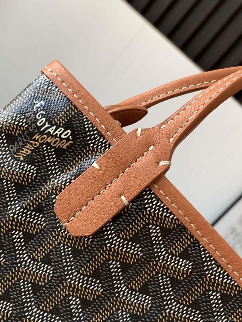 Goyard POICLAPMLTY11CL61P Poitiers Claire Voie Bag Black &Brown