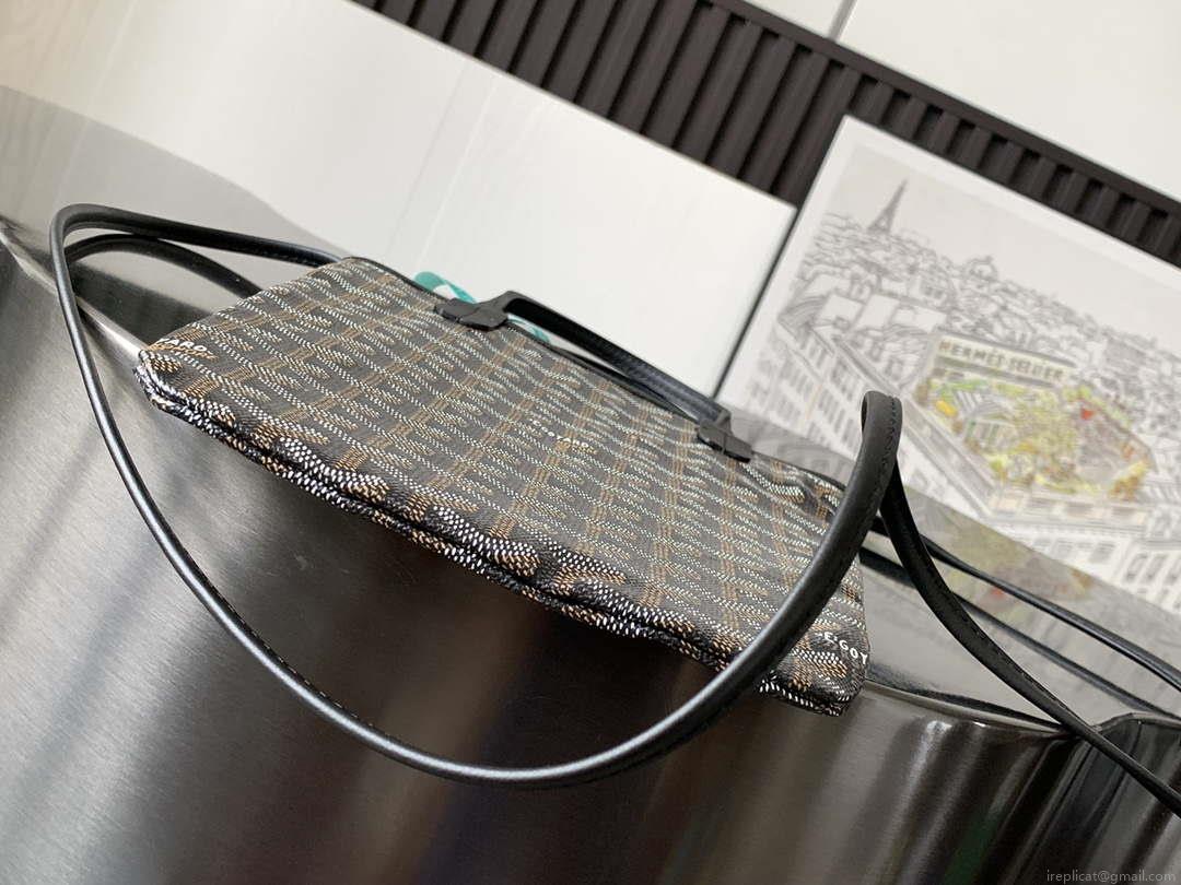 Goyard POICLAPMLTY11CL61P Poitiers Claire Voie Bag Black brown