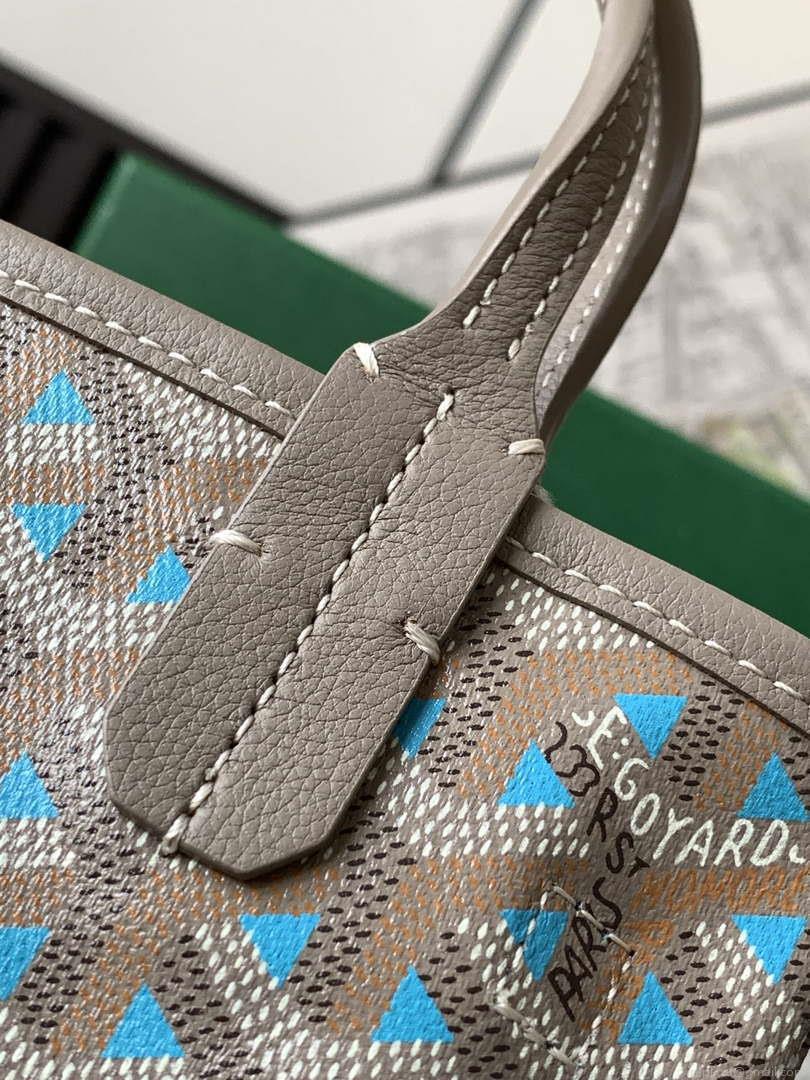 Goyard POICLAPMLTY11CL61P Poitiers Claire Voie Bag Blue &Gray