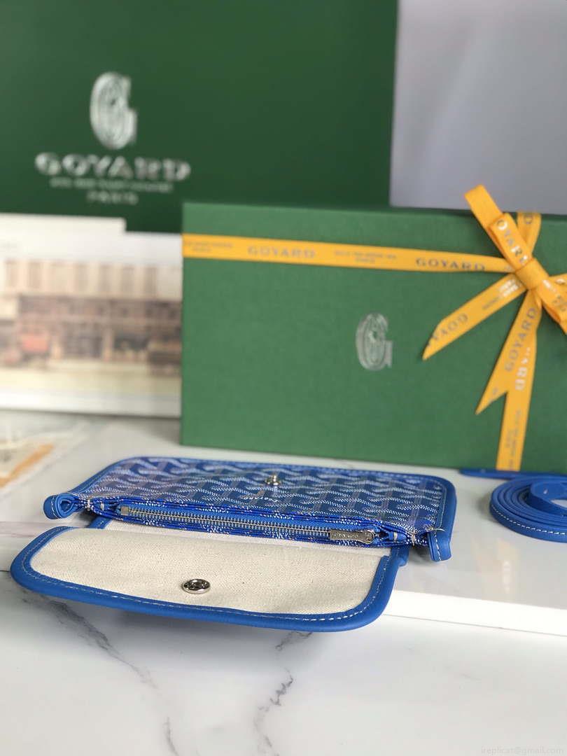 Goyard PLUMETPMLTY50CL50P Portefeuille Plumet Pocket Wallet Blue