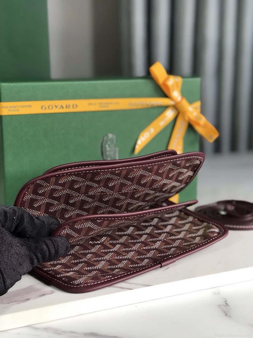 Goyard PLUMETPMLTY50CL50P Portefeuille Plumet Pocket Wallet Wine Red