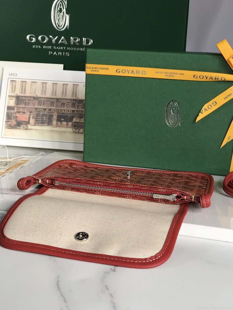 Goyard PLUMETPMLTY50CL50P Portefeuille Plumet Pocket Wallet Red