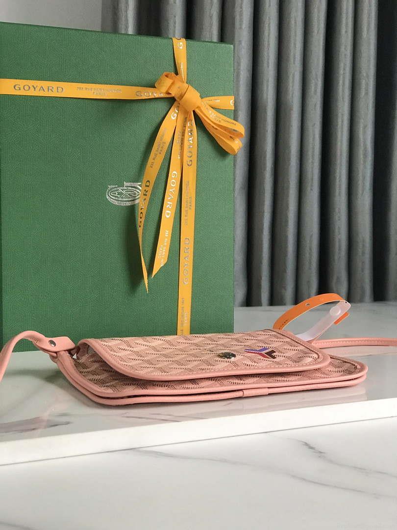 Goyard PLUMETPMLTY50CL50P Portefeuille Plumet Pocket Wallet Pink