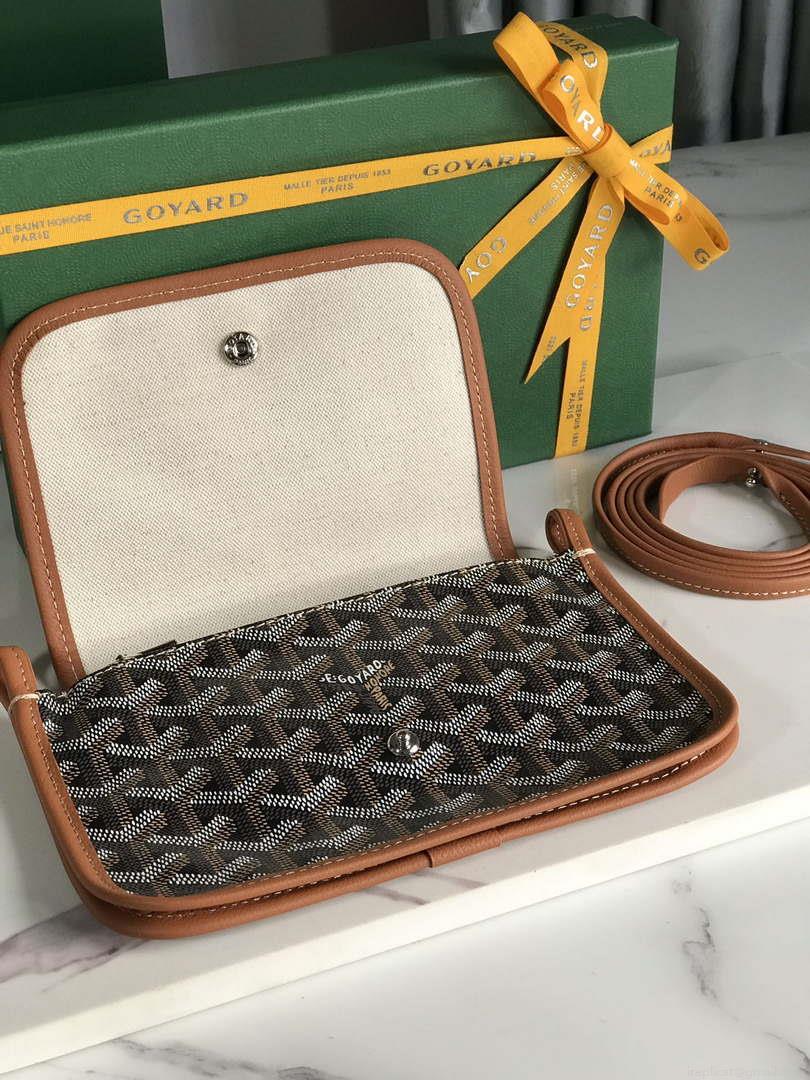 Goyard PLUMETPMLTY50CL50P Portefeuille Plumet Pocket Wallet Black& Brown