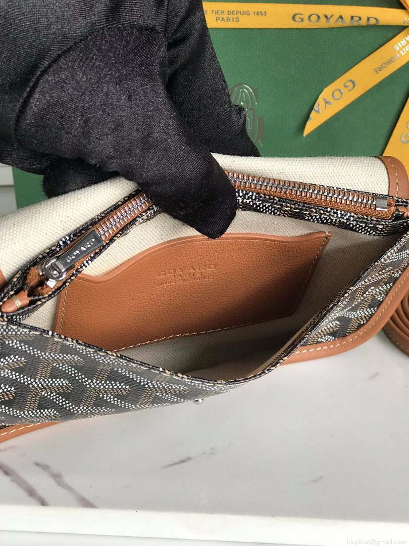 Goyard PLUMETPMLTY50CL50P Portefeuille Plumet Pocket Wallet Black& Brown
