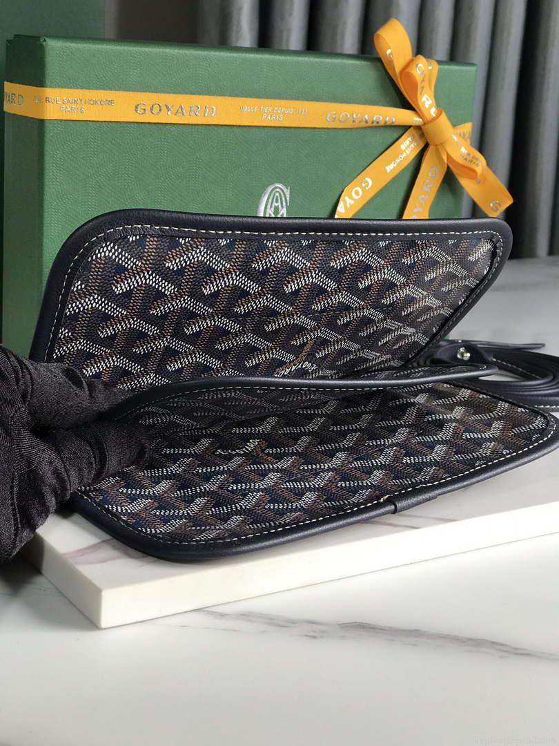 Goyard PLUMETPMLTY50CL50P Portefeuille Plumet Pocket Wallet Navy Blue