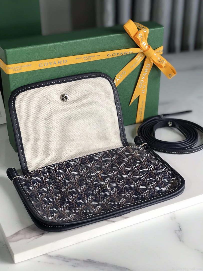 Goyard PLUMETPMLTY50CL50P Portefeuille Plumet Pocket Wallet Navy Blue