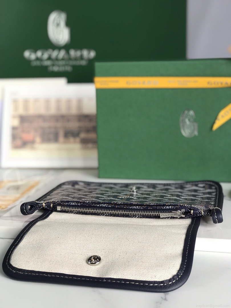 Goyard PLUMETPMLTY50CL50P Portefeuille Plumet Pocket Wallet Navy Blue