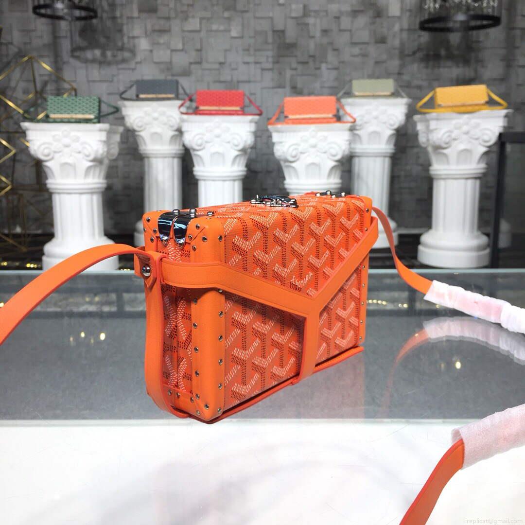 Goyard MINA08PMLTY01CL01P Minaudière Trunk Bag Orange