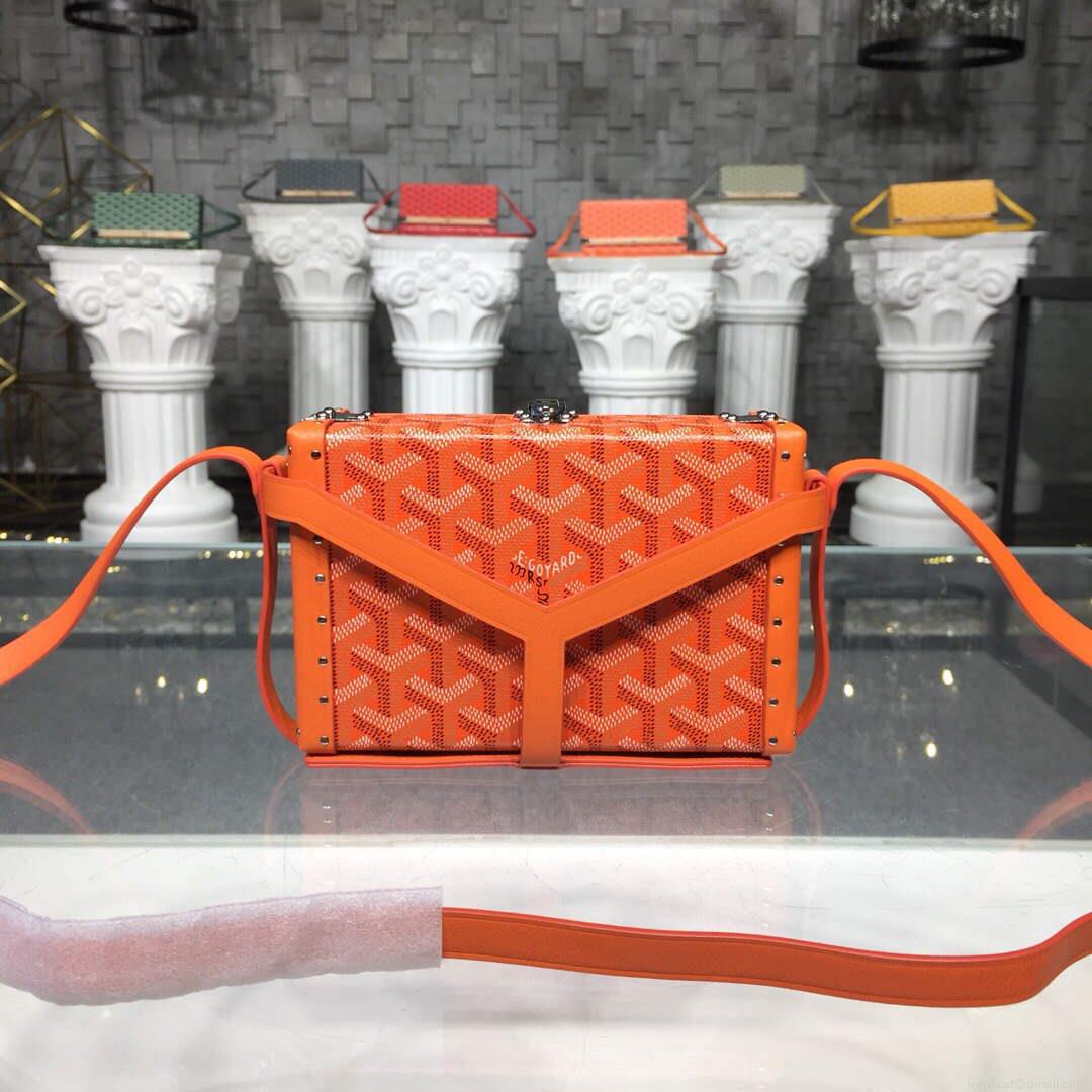 Goyard MINA08PMLTY01CL01P Minaudière Trunk Bag Orange