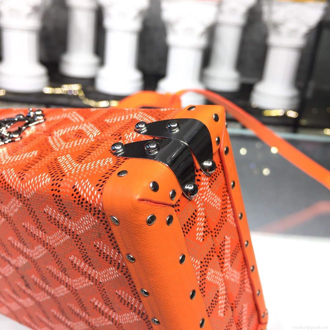 Goyard MINA08PMLTY01CL01P Minaudière Trunk Bag Orange