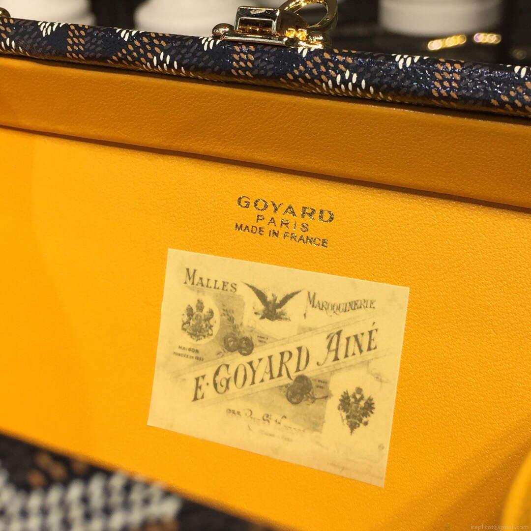 Goyard MINA08PMLTY01CL01P Minaudière Trunk Bag Brown