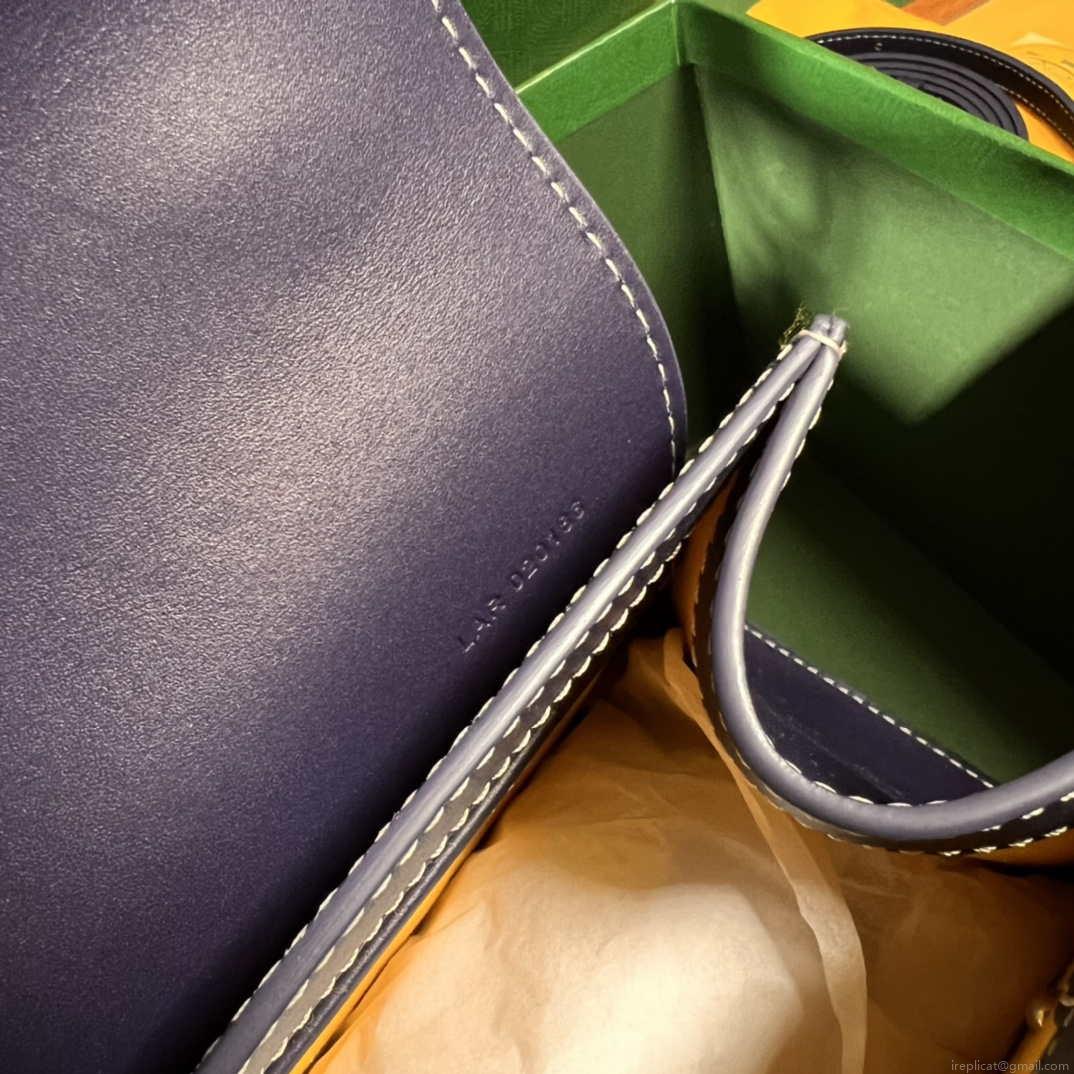 Goyard BPMLTY07CL07P Sac Saigon Pm Bag Navy Blue