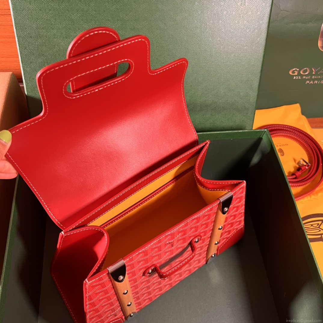 Goyard BPMLTY07CL07P Sac Saigon Pm Bag Red