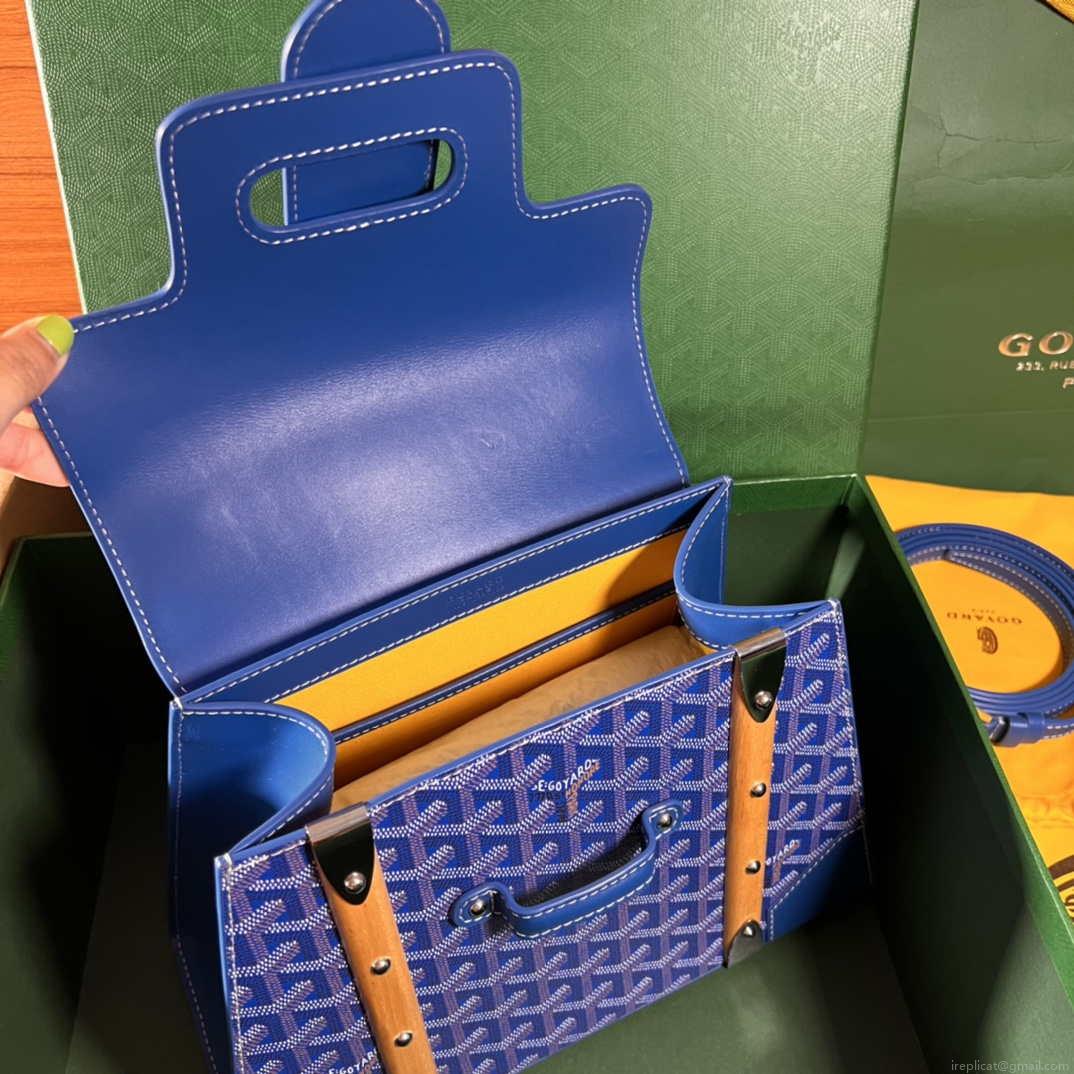 Goyard BPMLTY07CL07P Sac Saigon Pm Bag Blue