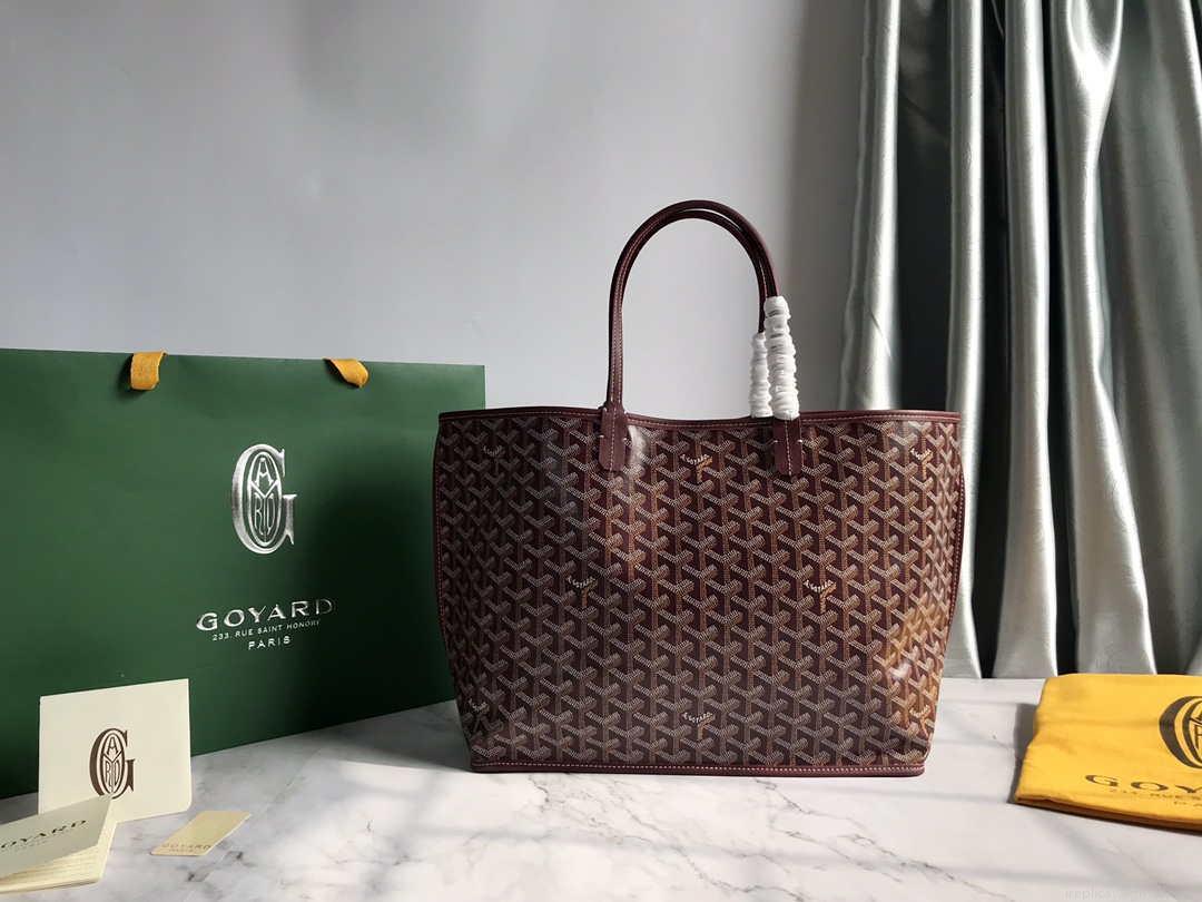 Goyard GMLTY01CL03P Saint Louis GM Bag Wine Red