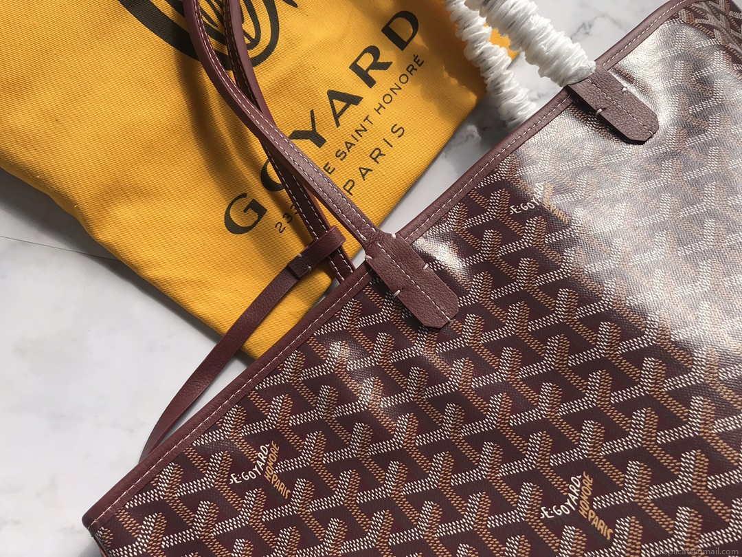 Goyard GMLTY01CL03P Saint Louis GM Bag Wine Red