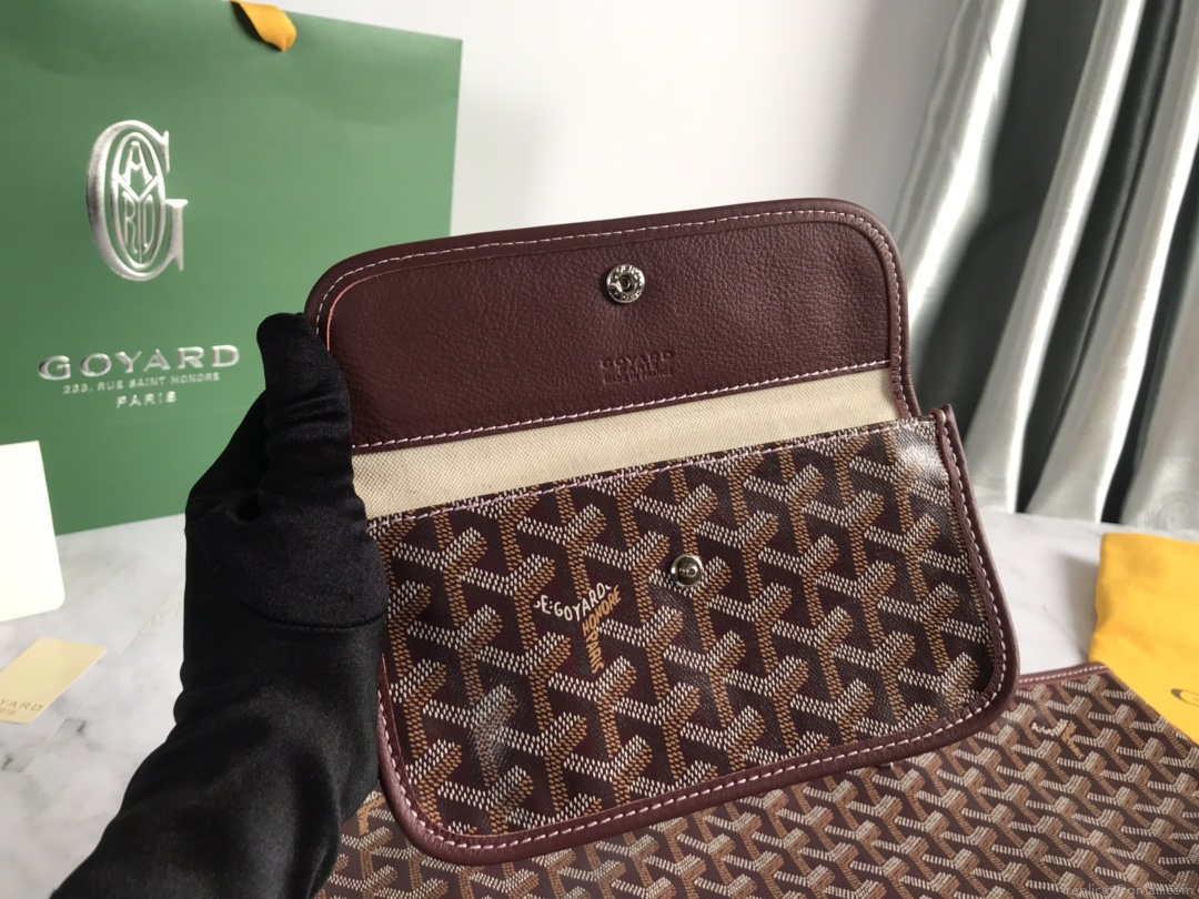 Goyard GMLTY01CL03P Saint Louis GM Bag Wine Red