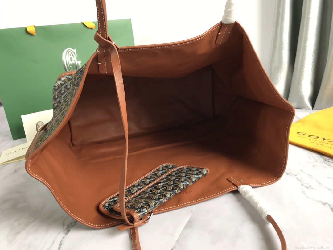 Goyard GMLCG09TY09P Anjou GM Bag Brown with black