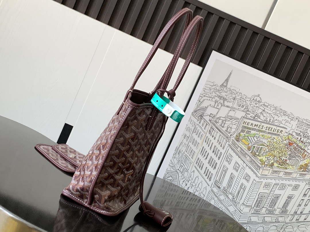 Goyard ANJOUSMINCG07TY07P Anjou Mini Bag Wine Red