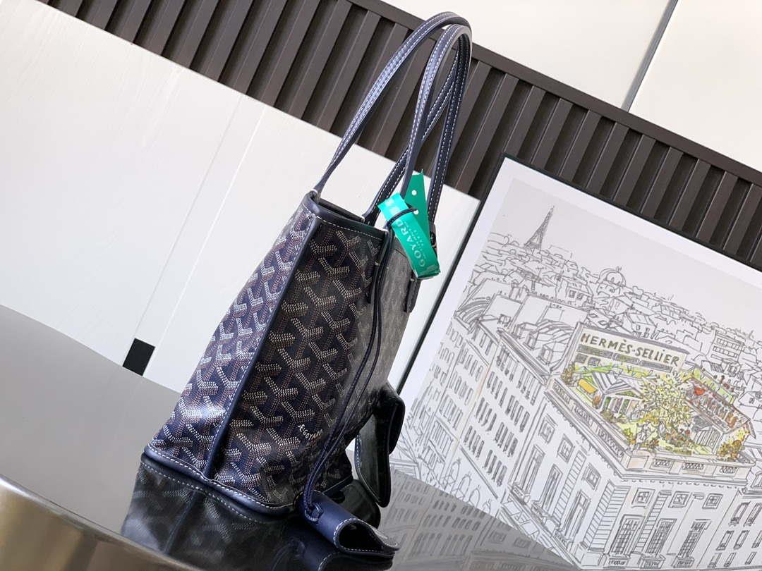 Goyard ANJOUSMINCG07TY07P Anjou Mini Bag Navy Blue