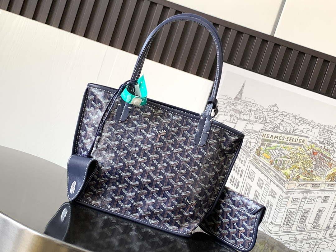 Goyard ANJOUSMINCG07TY07P Anjou Mini Bag Navy Blue