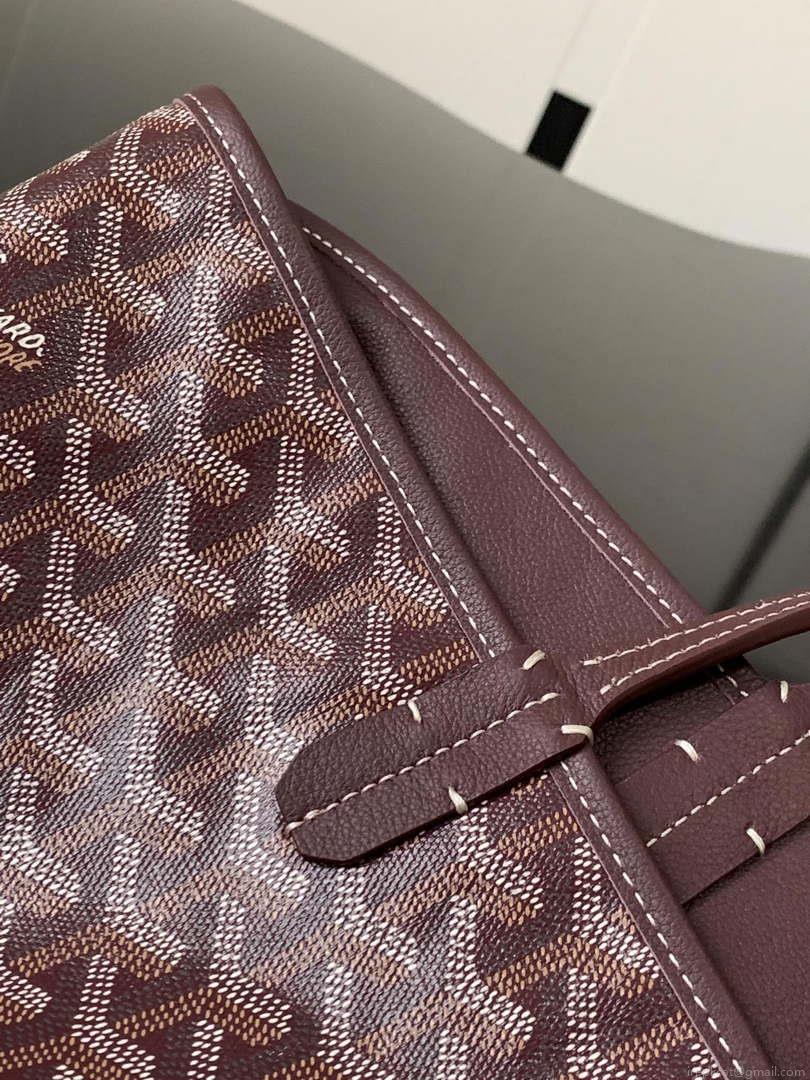 Goyard ANJOUSPMLCG03TY01P Anjou PM Bag Wine Red