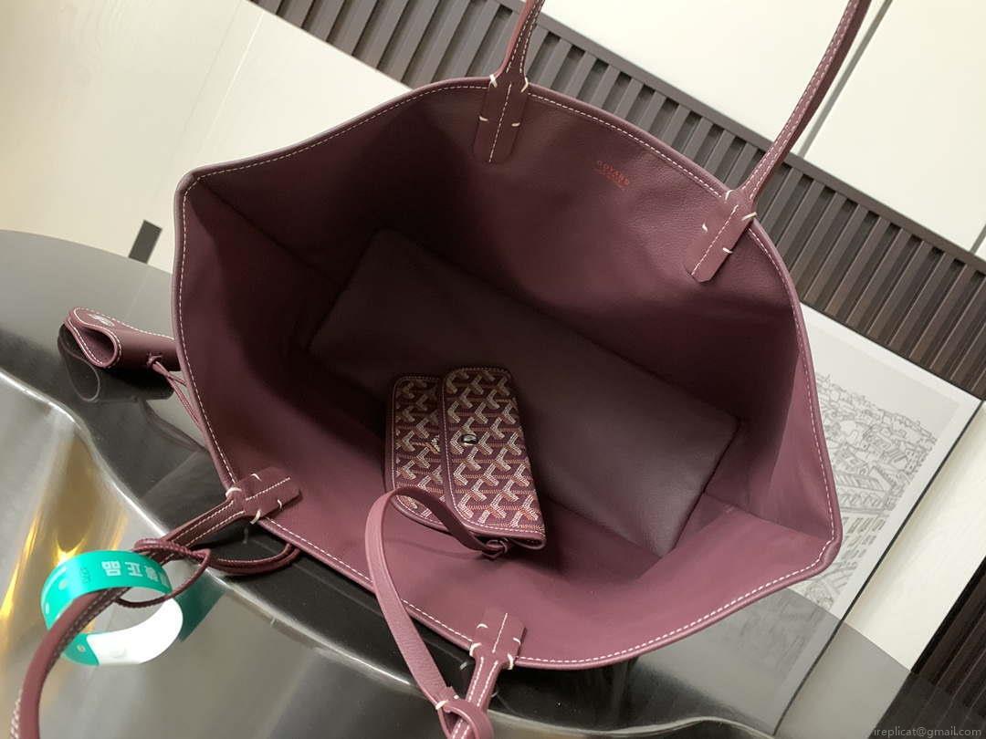 Goyard ANJOUSPMLCG03TY01P Anjou PM Bag Wine Red
