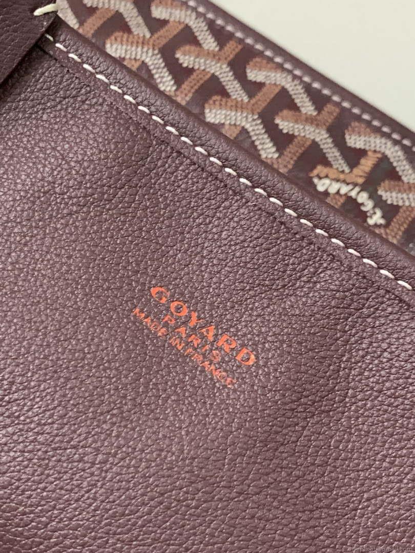 Goyard ANJOUSPMLCG03TY01P Anjou PM Bag Wine Red