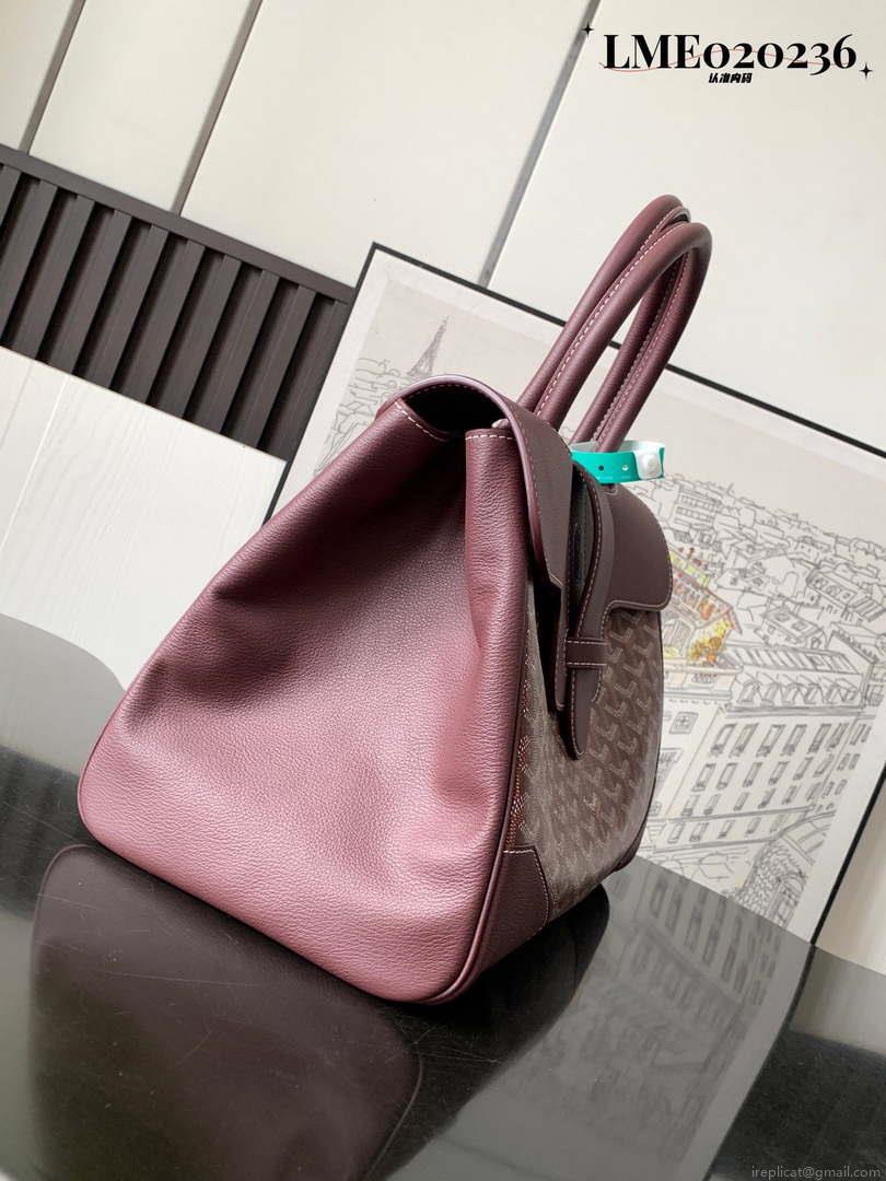 Goyard SAIGOCMMLTY09CL09P Saigon tote Bag Wine Red