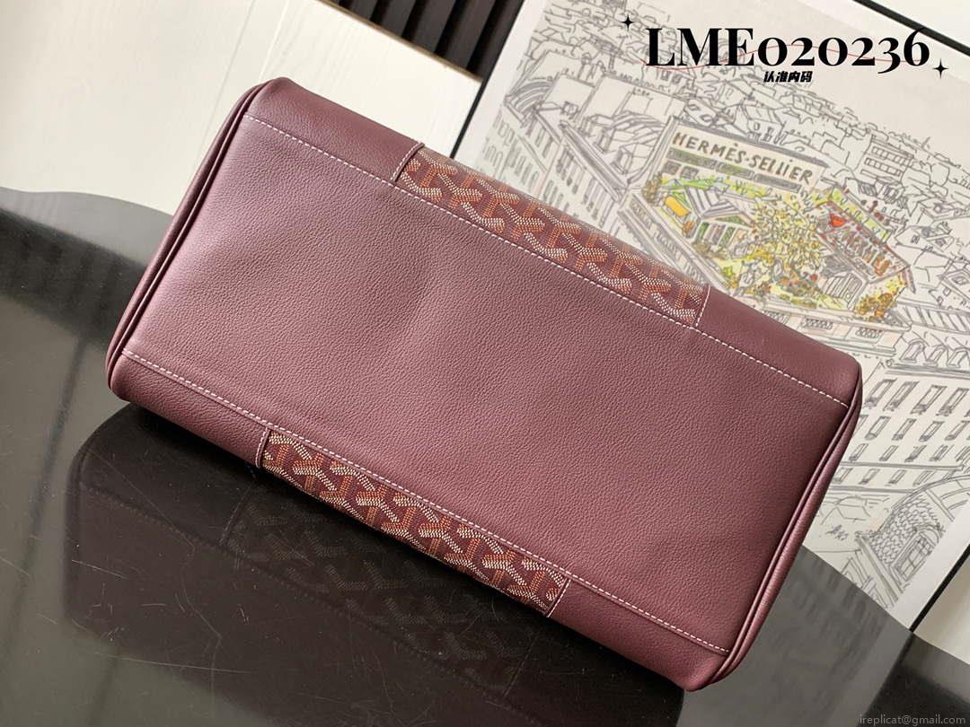 Goyard SAIGOCMMLTY09CL09P Saigon tote Bag Wine Red