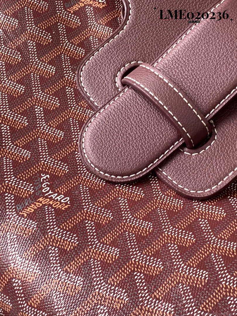 Goyard SAIGOCMMLTY09CL09P Saigon tote Bag Wine Red