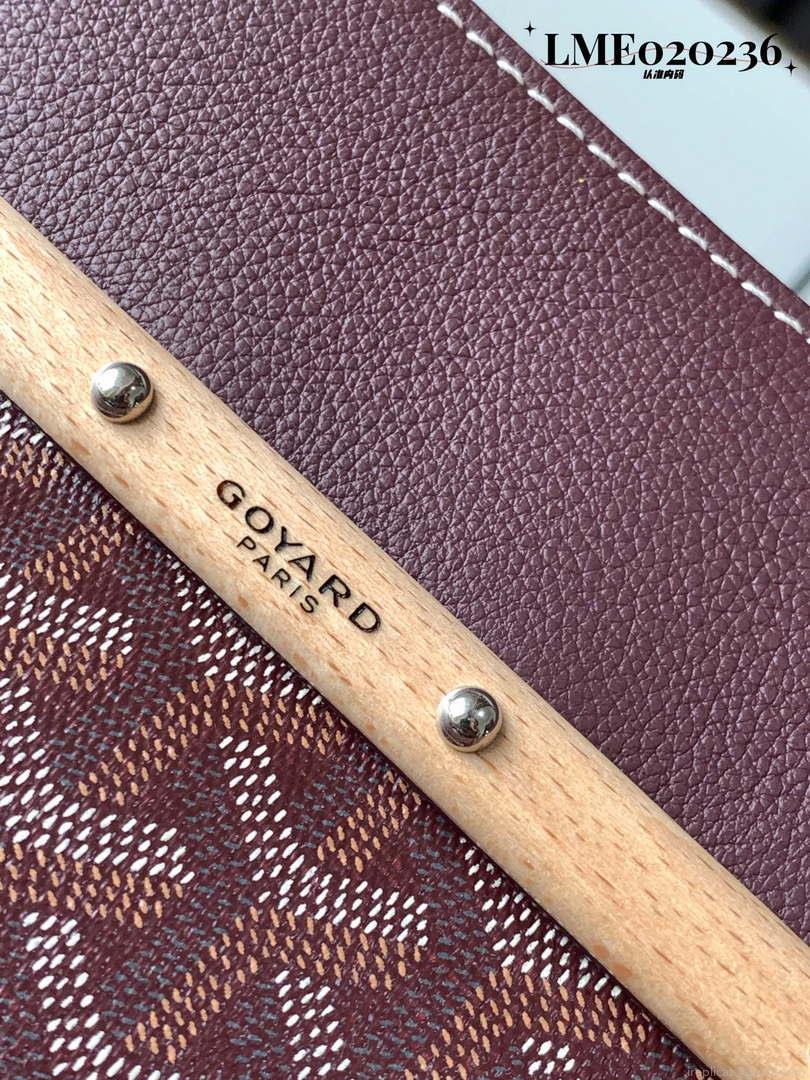 Goyard SAIGOCMMLTY09CL09P Saigon tote Bag Wine Red