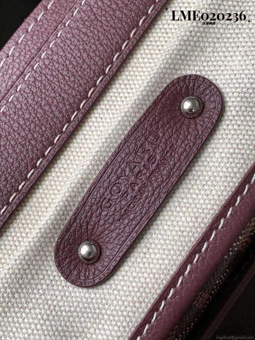 Goyard SAIGOCMMLTY09CL09P Saigon tote Bag Wine Red