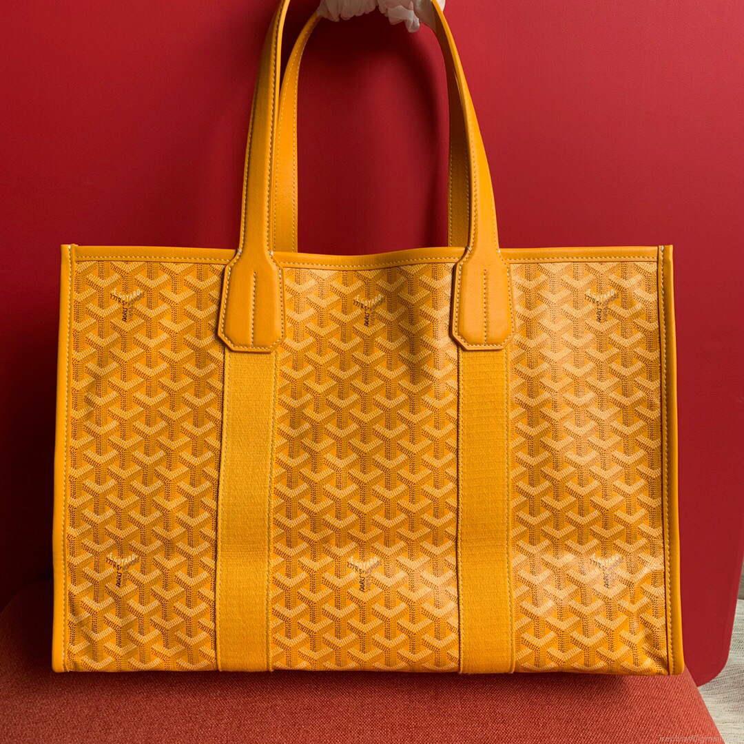 Goyard VILLETMMLTY08CL08X Villette Tote Bag MM Yellow