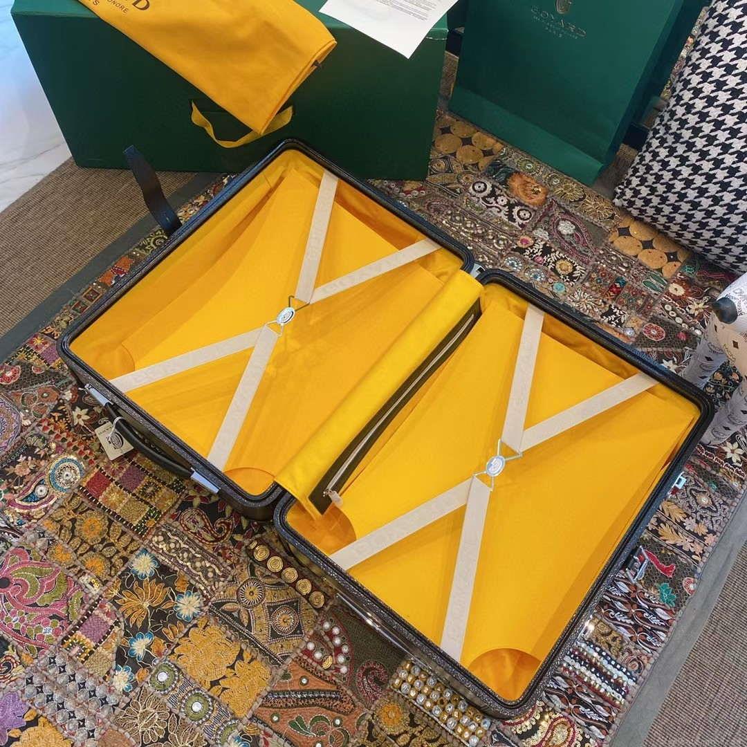 Goyard BOURG2PMLTY01CL03P Bourget PM Trolley Case G99013 Green