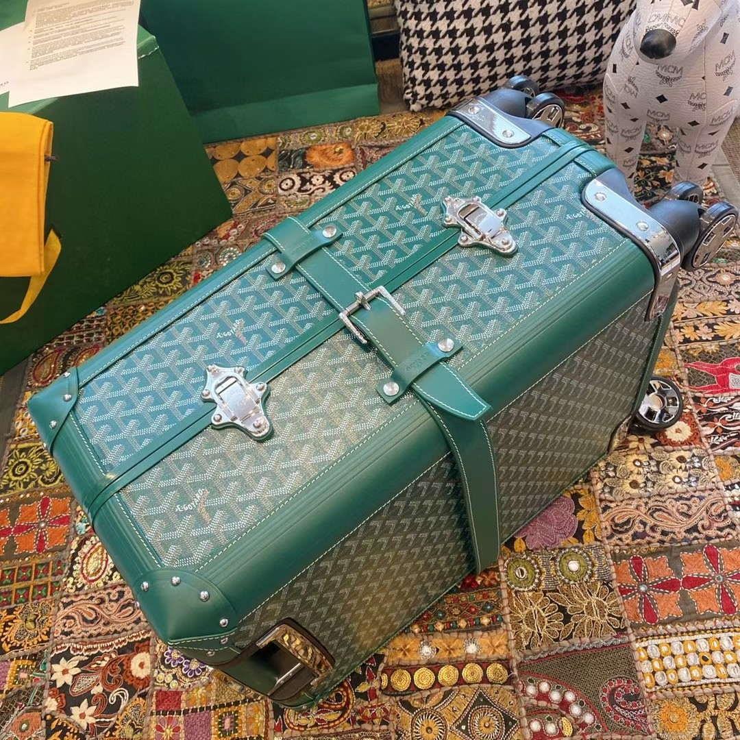 Goyard BOURG2PMLTY01CL03P Bourget PM Trolley Case G99013 Green
