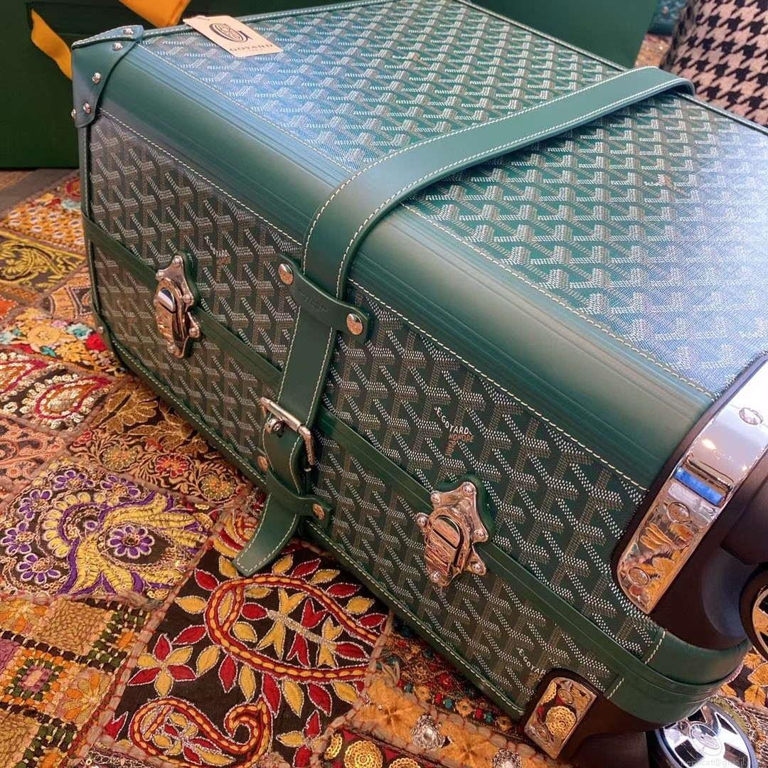 Goyard BOURG2PMLTY01CL03P Bourget PM Trolley Case G99013 Green