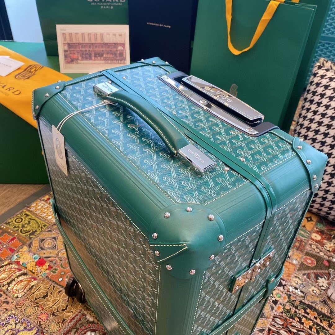 Goyard BOURG2PMLTY01CL03P Bourget PM Trolley Case G99013 Green