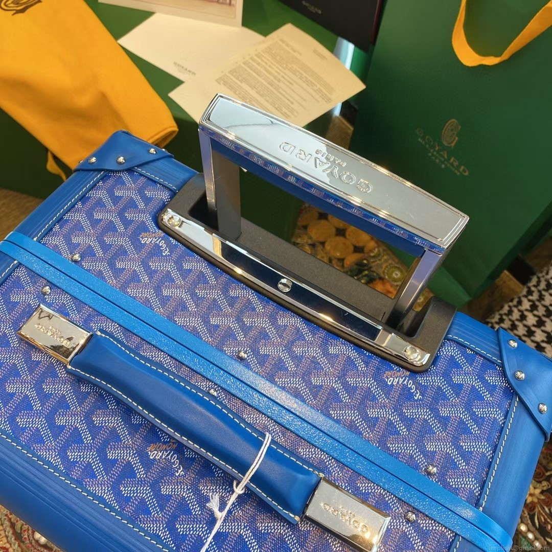Goyard BOURG2PMLTY01CL03P Bourget PM Trolley Case G99016 Blue