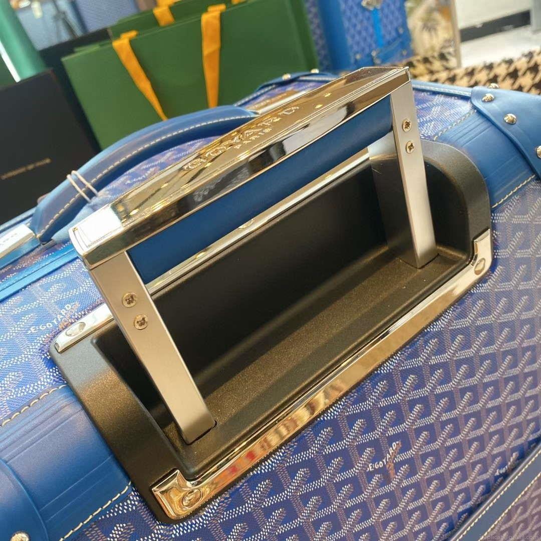 Goyard BOURG2PMLTY01CL03P Bourget PM Trolley Case G99016 Blue