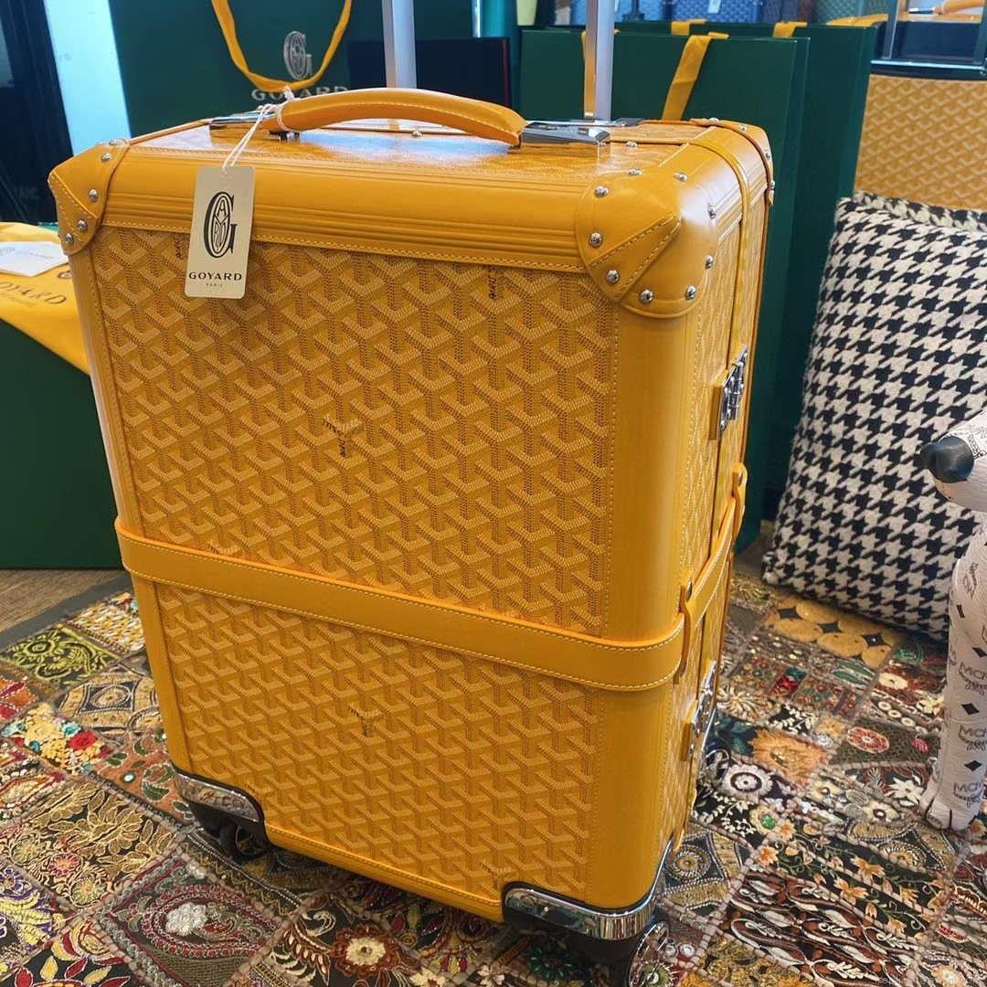 Goyard BOURG2PMLTY01CL03P Bourget PM Trolley Case G99017 Yellow