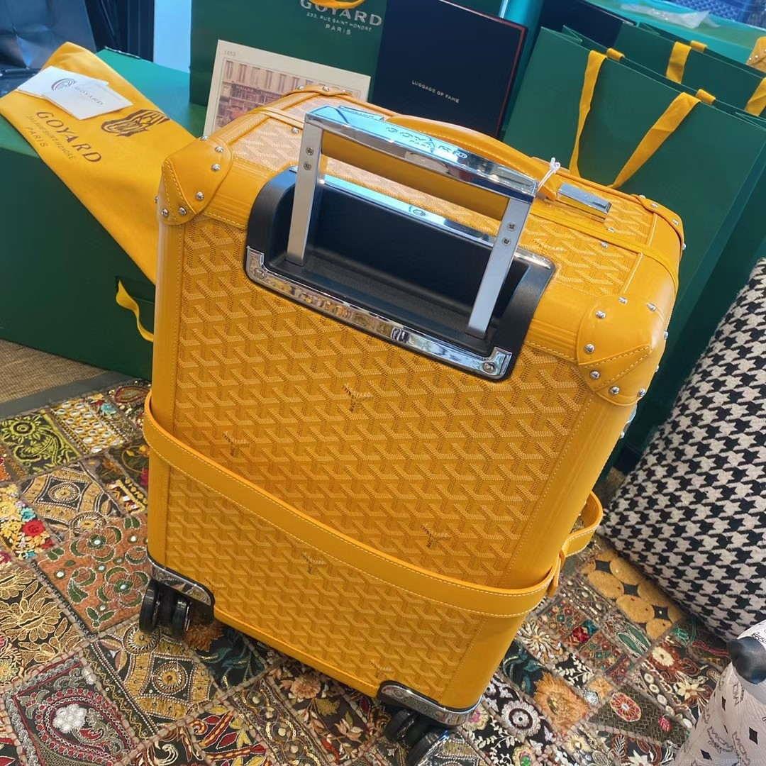 Goyard BOURG2PMLTY01CL03P Bourget PM Trolley Case G99017 Yellow