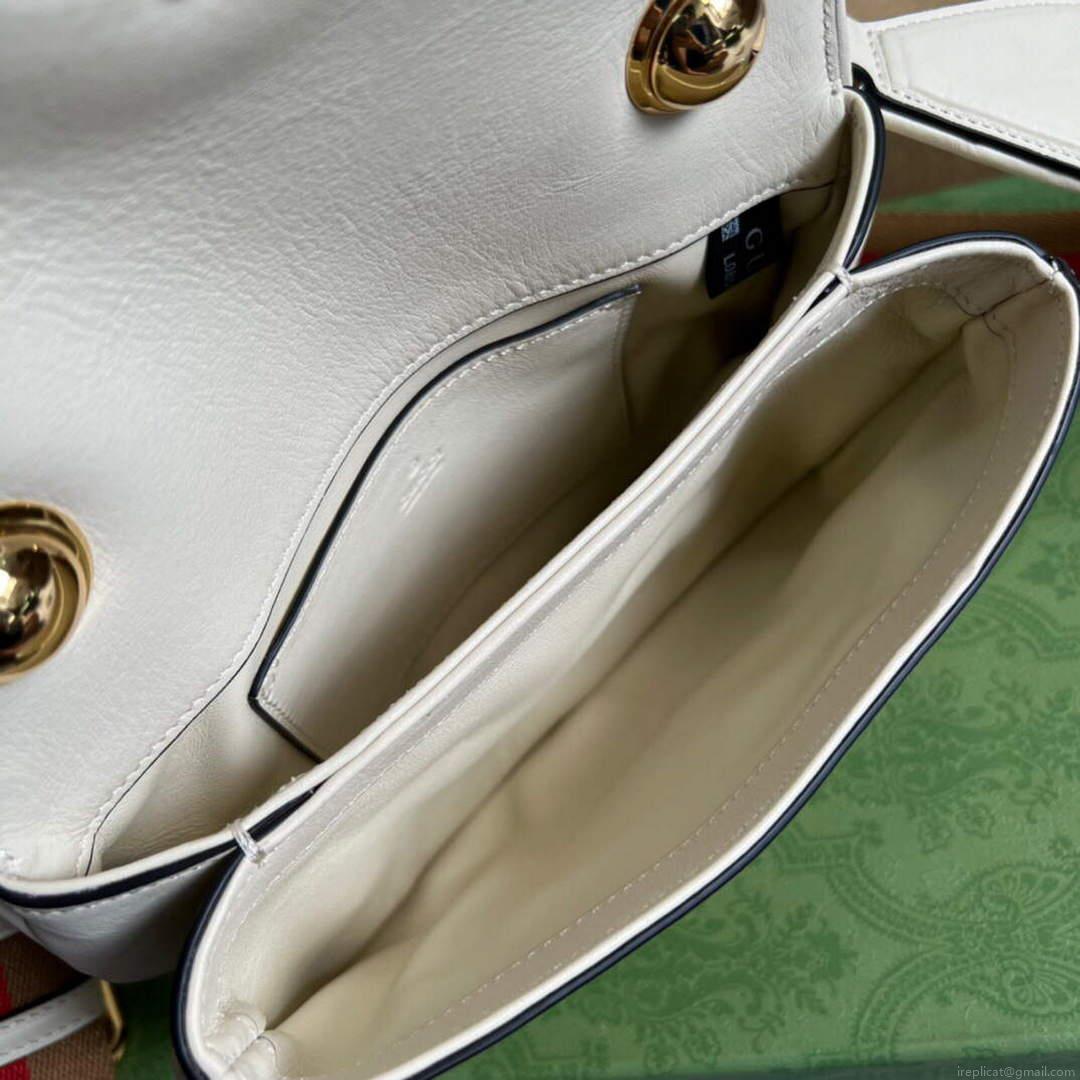 Gucci 698643 Gucci Blondie mini leather bag White