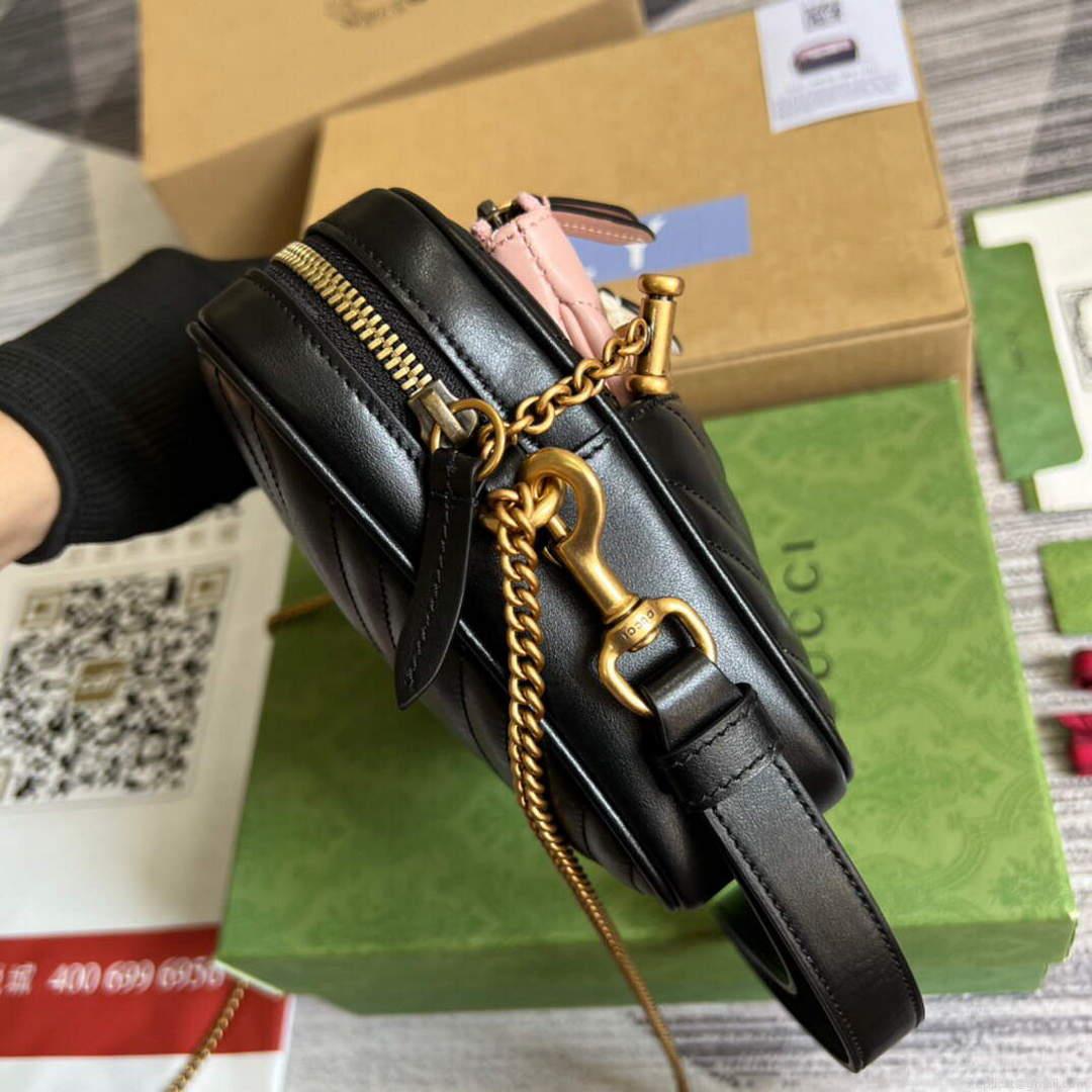 Gucci 699758 Double G multi-use mini bag Black